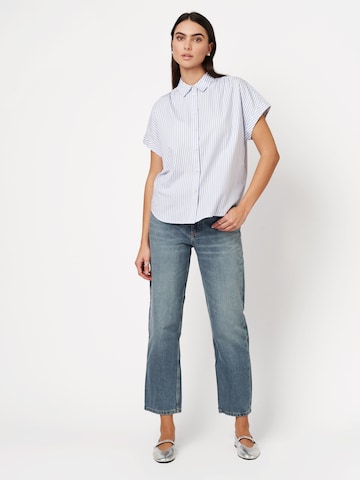 Chemisier 'Florine' DESOTO en bleu