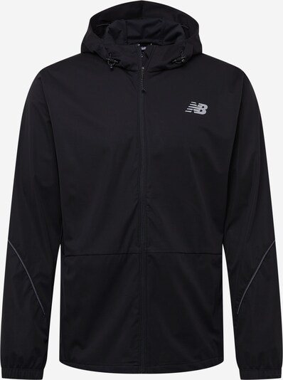 new balance Athletic Jacket in Black / White, Item view