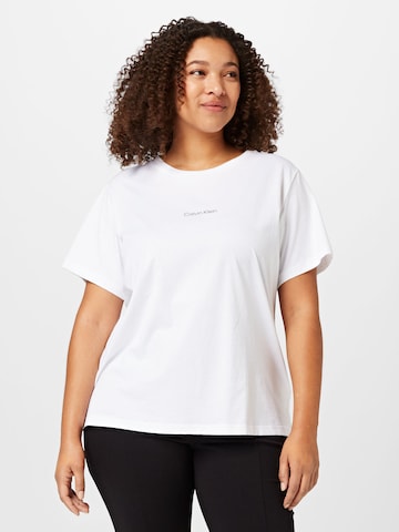 Calvin Klein Curve - Camiseta en blanco: frente