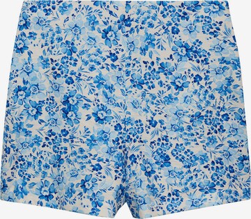 MANGO Normální Kalhoty 'CONCHA' – modrá: přední strana