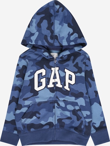 GAP Sweatvest in Blauw: voorkant