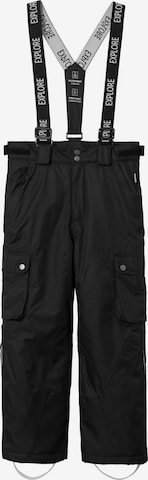 Pantalon d'extérieur 'Slope' NAME IT en noir : devant