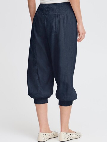 Effilé Pantalon ' PZJILL LINEN ' PULZ Jeans en bleu