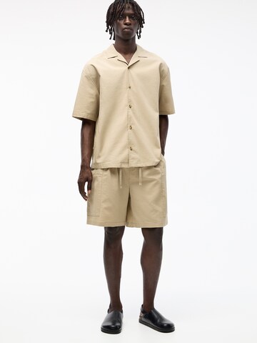 Pull&Bear Loosefit Cargobroek in Bruin