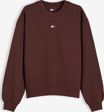 Tommy Jeans Sweatshirt in Braun: Vorderseite