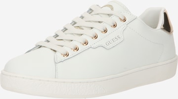 Sneaker bassa 'NOLINA' di GUESS in bianco: frontale