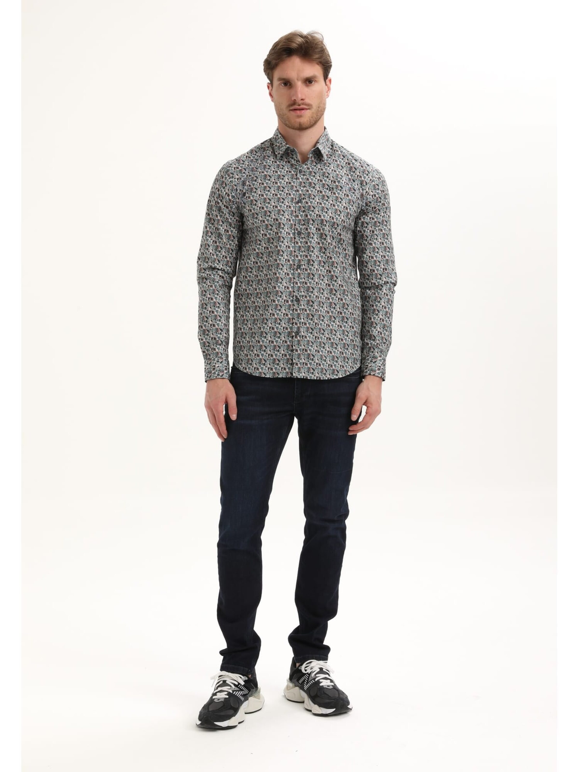 Gabbiano Comfort fit Overhemd in Groen