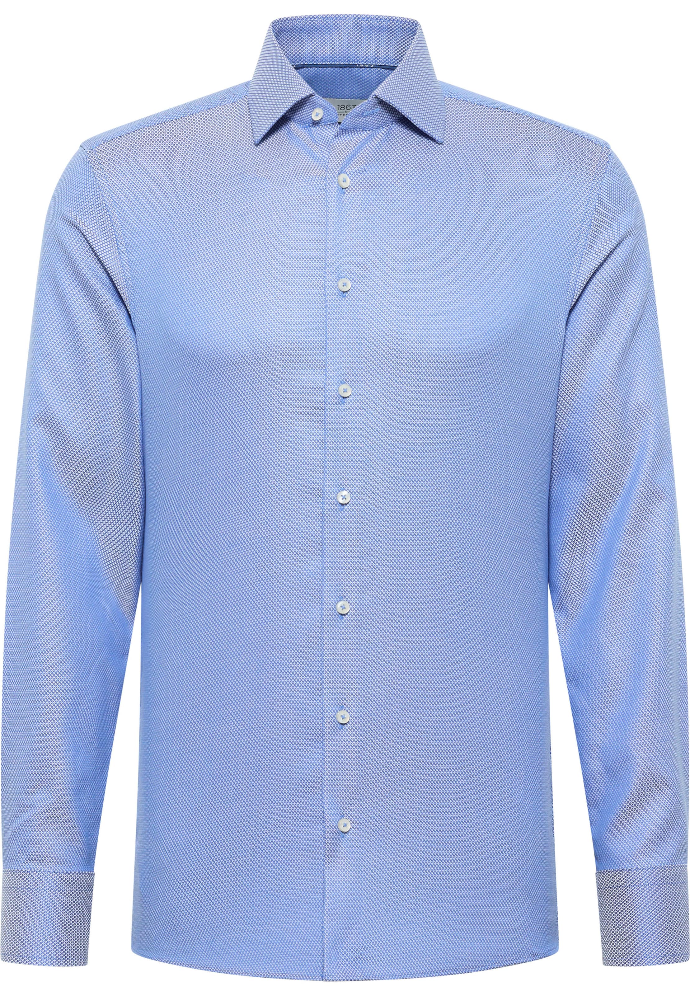 ETERNA Hemd in Blau: Vorderseite