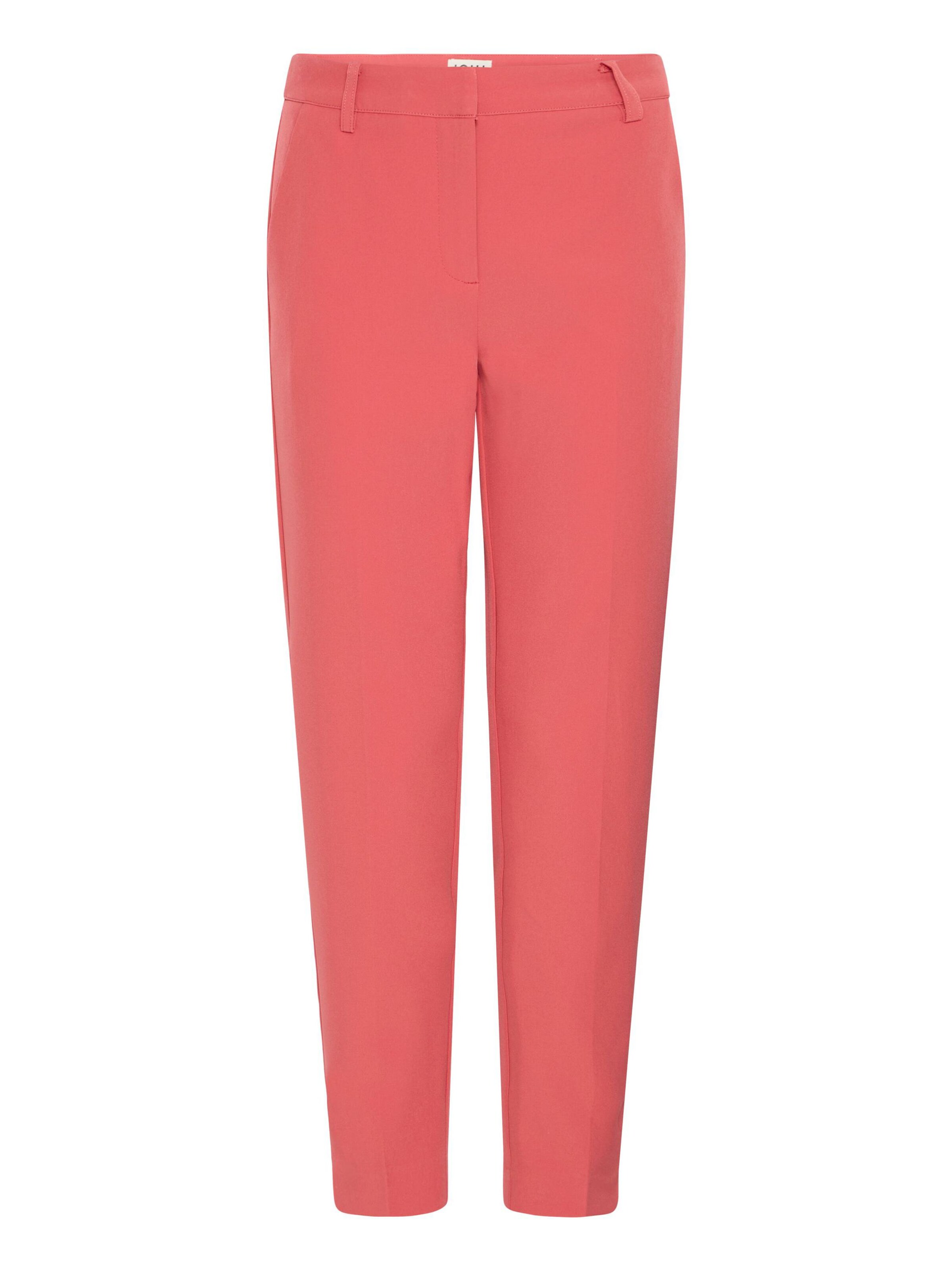 ICHI Bukser med fals 'Lexi' i orange: forside