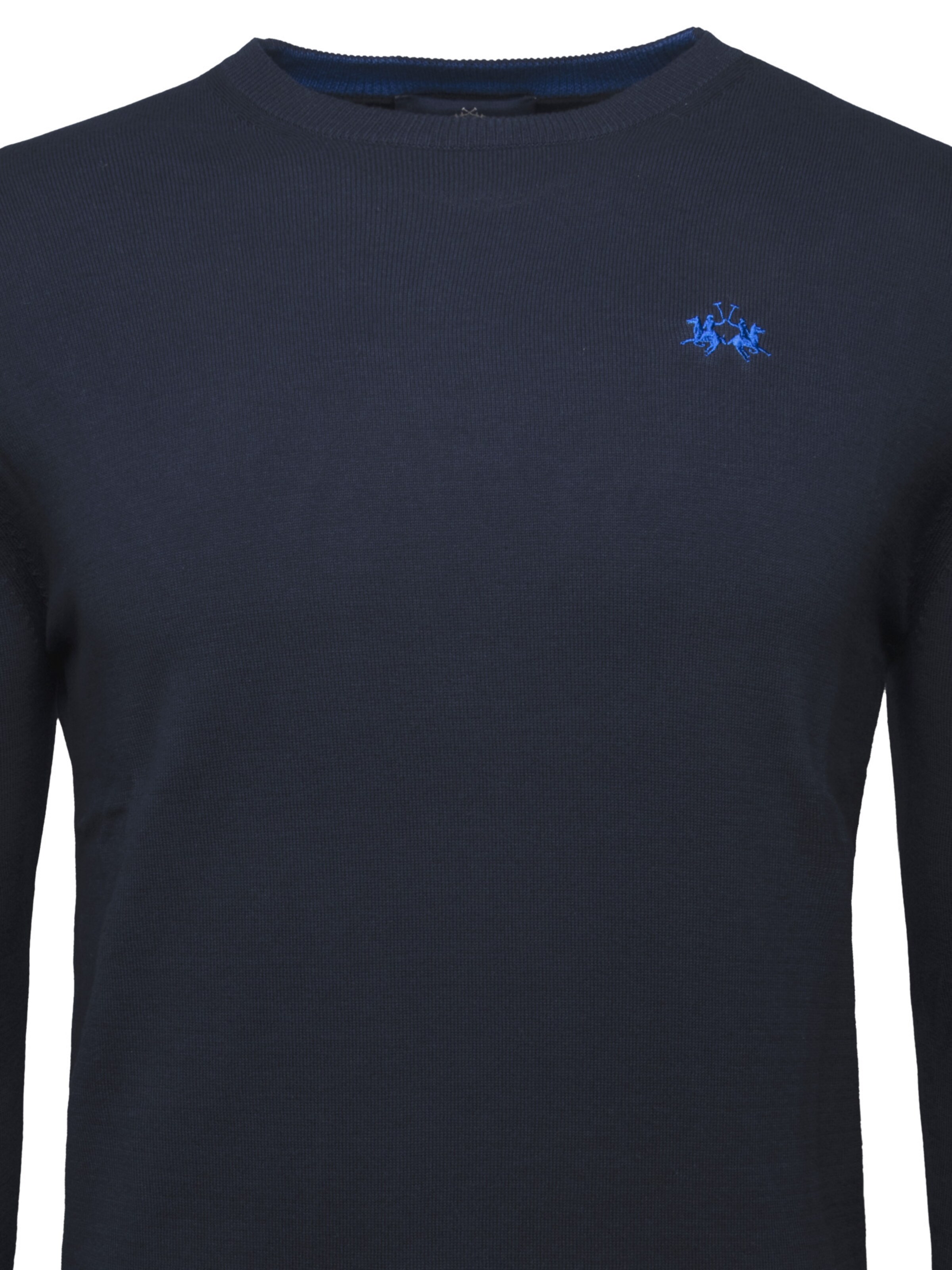 La Martina Sweater 'MAS010' in Blue