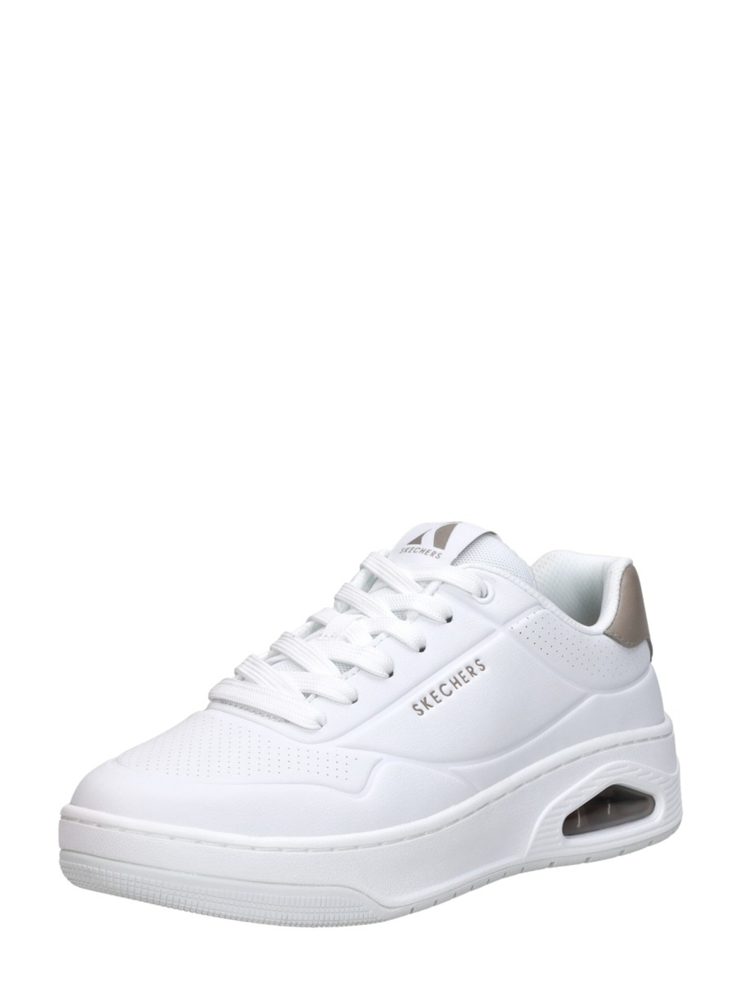 Baskets basses 'Uno Court' SKECHERS en blanc