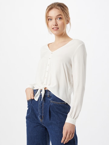 ONLY - Blusa 'Nina' em branco: frente