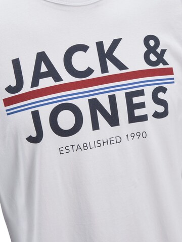 JACK & JONES Tričko 'Ron' – bílá