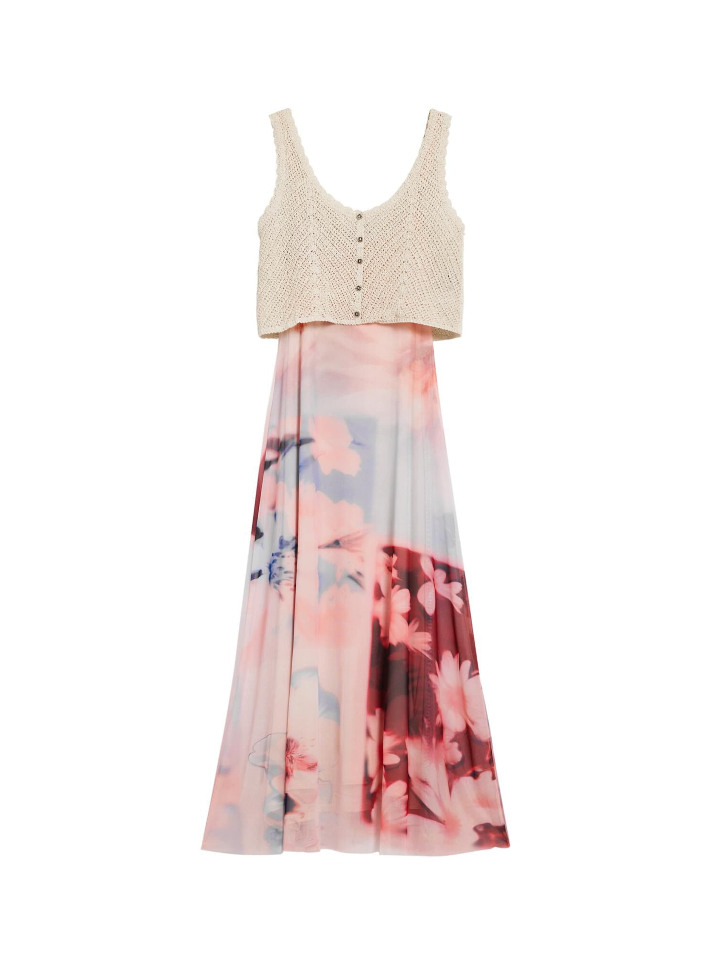 Rochie Desigual pe bej / albastru / roșu, Vizualizare produs