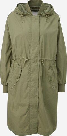 s.Oliver Between-Seasons Parka in Green: front