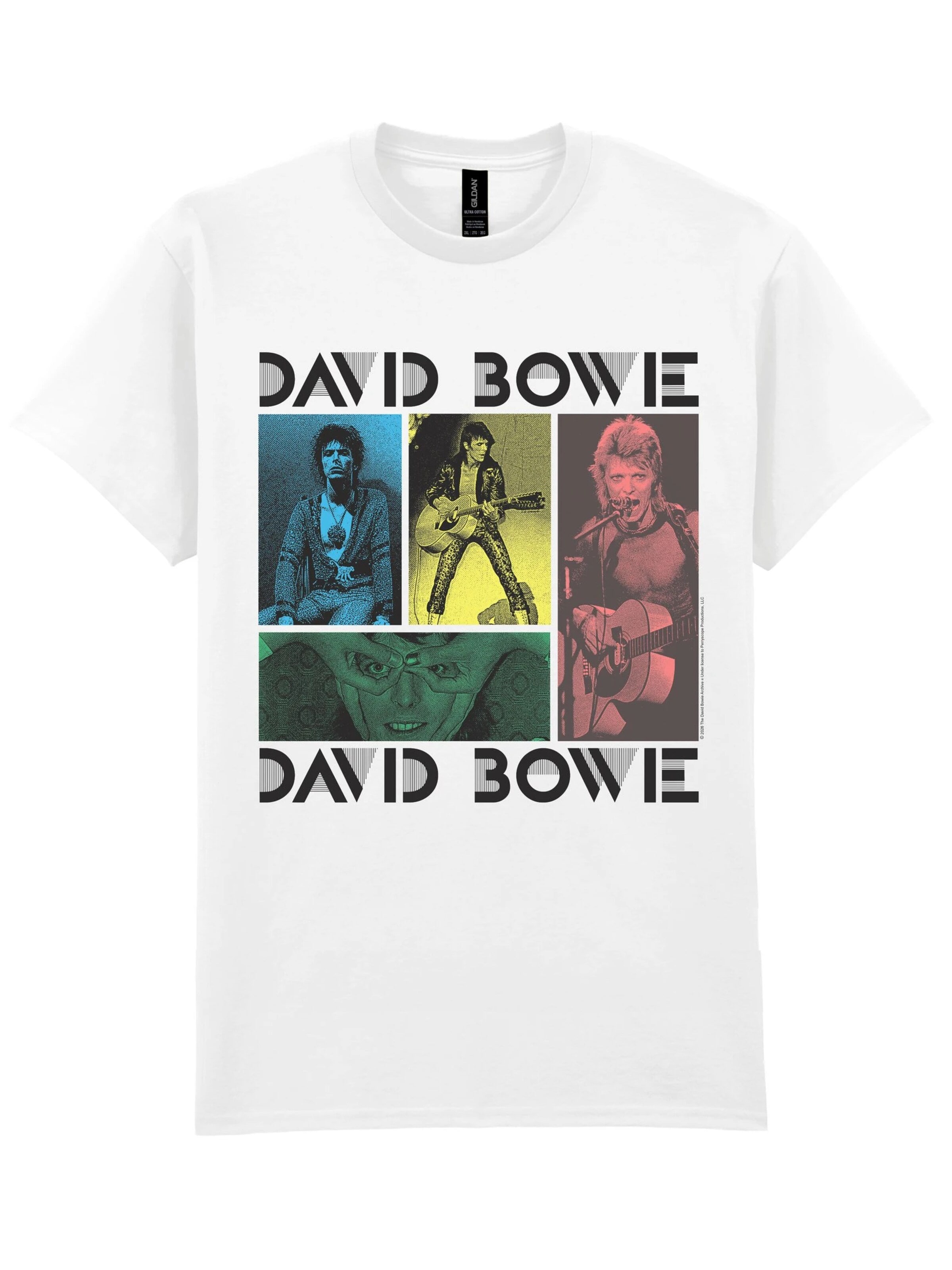 Rockshirts Shirt 'David Bowie  T-Shirt' in White: front