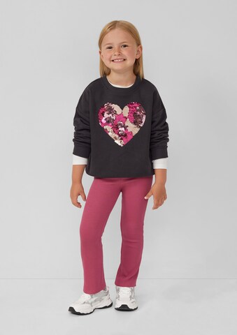 s.Oliver Sweatshirt in Lila: voorkant