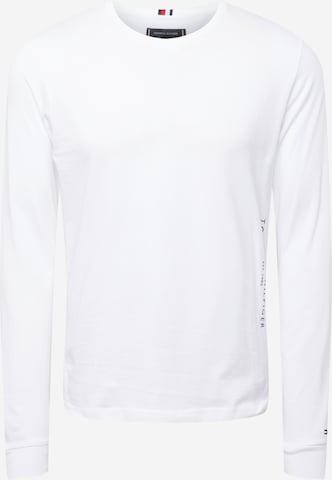 T-Shirt TOMMY HILFIGER en blanc : devant