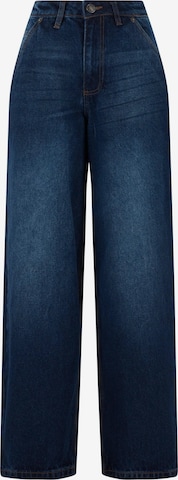 Urban Classics Baggy Džínsy - Modrá: predná strana