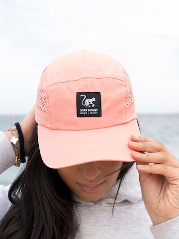 Surf Monkey - Gorra deportiva en rosa