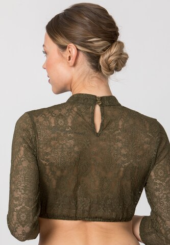 STOCKERPOINT Klederdracht blouse 'Celine' in Groen