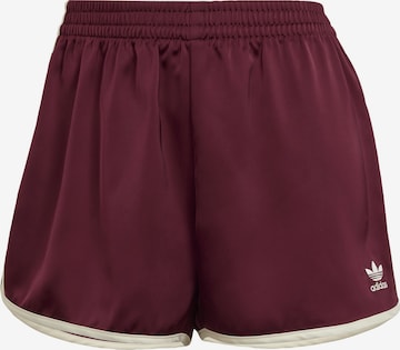 Pantalon 'Adicolor' ADIDAS ORIGINALS en rouge : devant