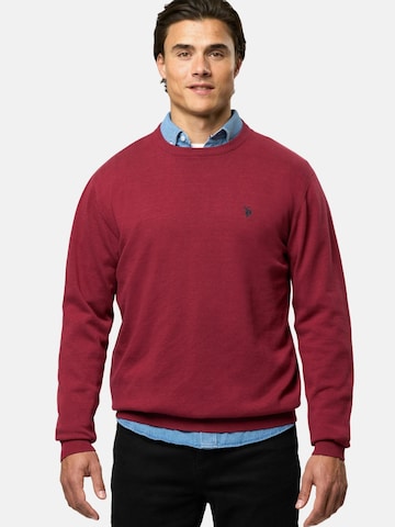 U.S. POLO ASSN. Pullover 'Adair' in Rot: Vorderseite