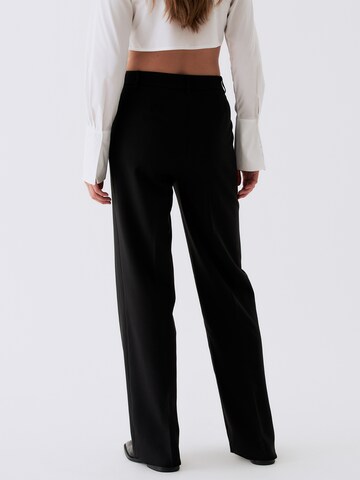 RÆRE by Lorena Rae Loose fit Pleated Pants 'Joy' in Black