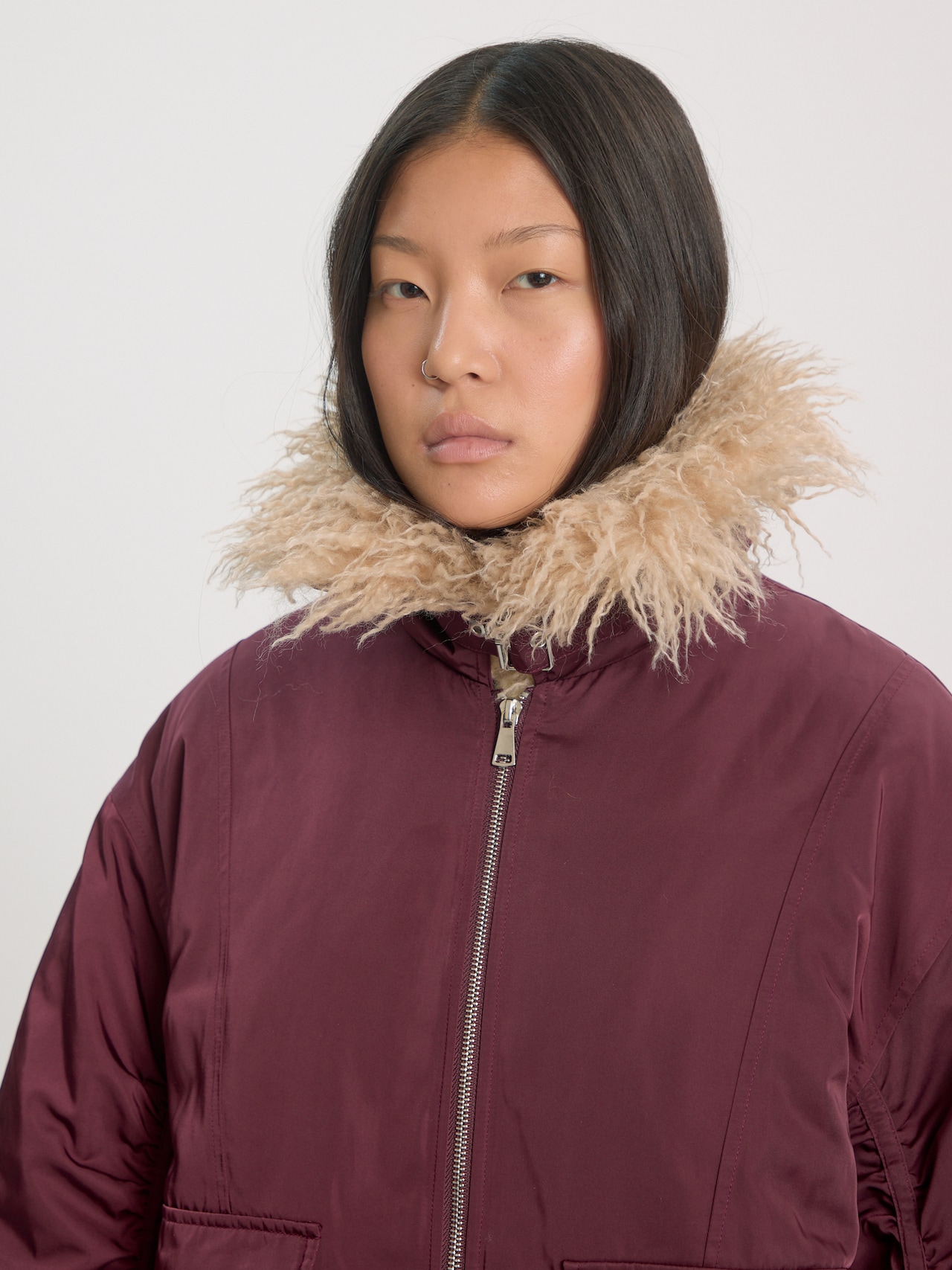 EDITED Neuheiten Jacke 'Pardis' burgunder