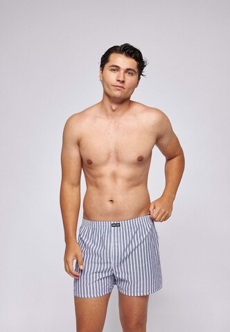 SNOCKS Boxershorts (GOTS) in Blau: Vorderseite