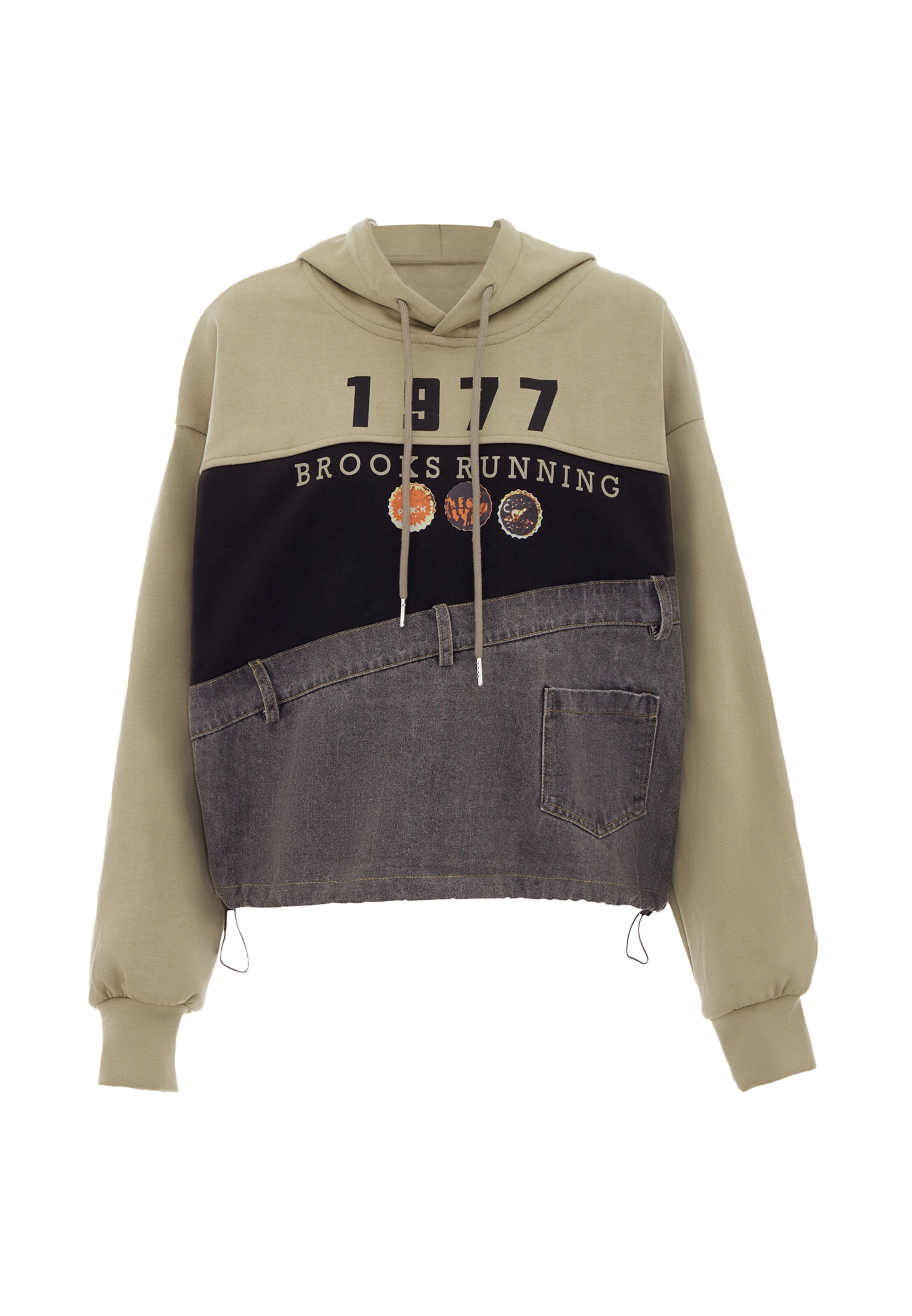 HOMEBASE Μπλούζα φούτερ σε πράσινο