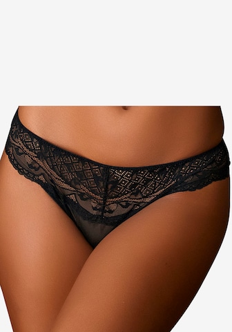 LASCANA Thong in Black: front