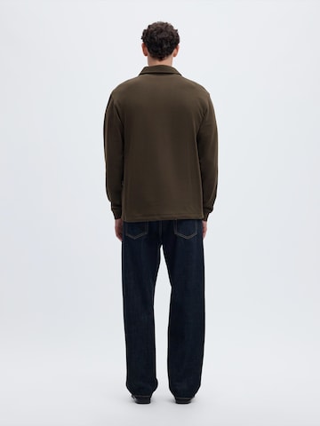 SELECTED - Sudadera 'SLMScott' en marrón