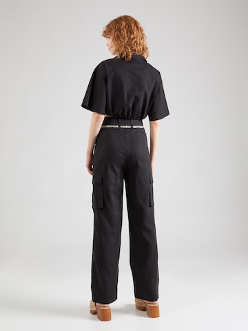 SCOTCH & SODA Wide Leg Hose in Schwarz