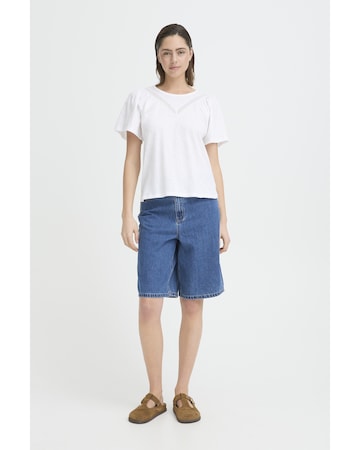 T-shirt 'PZBIANCA' Pulz en blanc