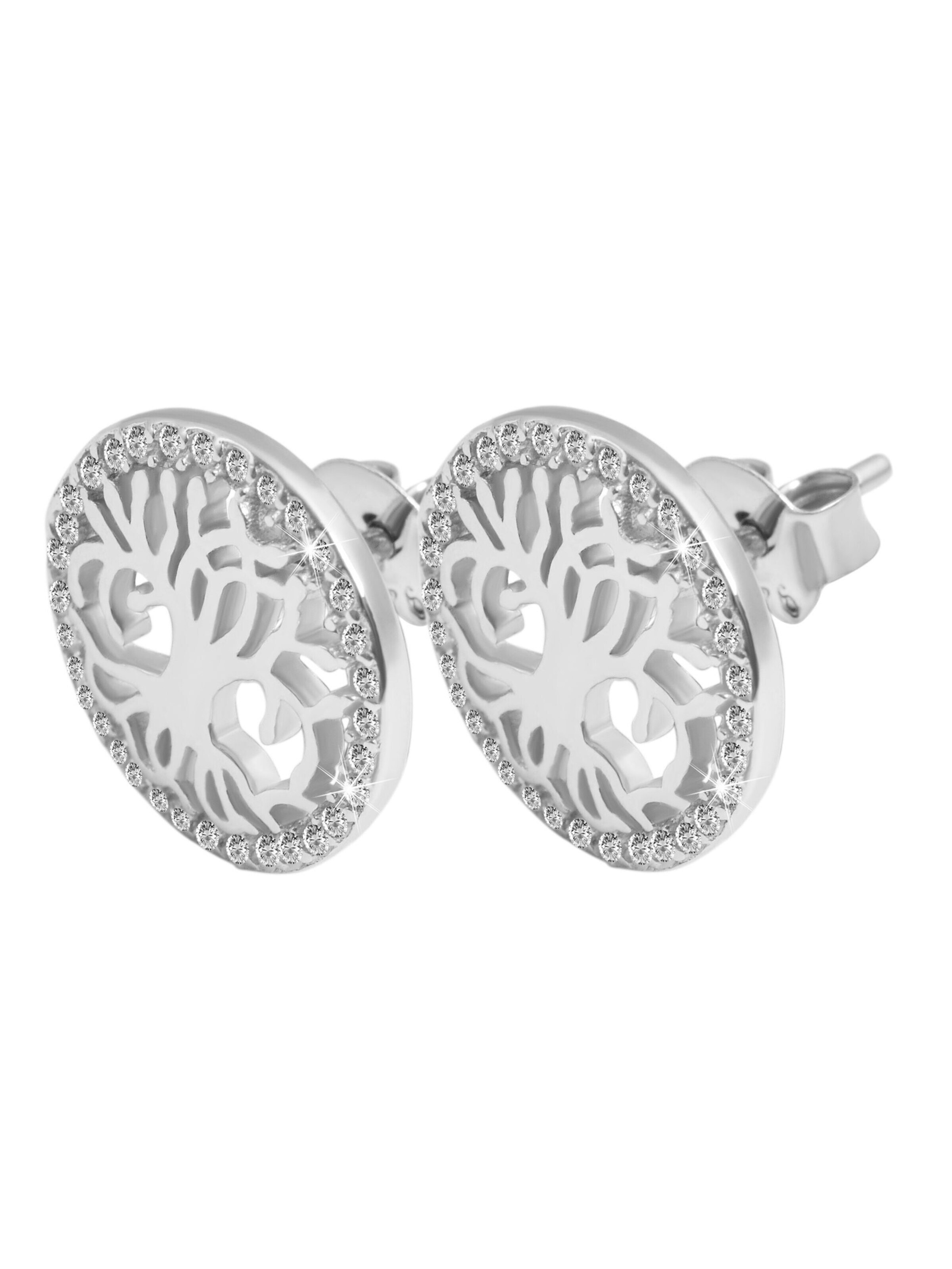 Akzent Schmuckset '"Majara" aus 925 Sterlingsilber, rhodiniert, Schmuckset'‌‌‌‌‌‌‌‌ in One Size in silber, Produktansicht