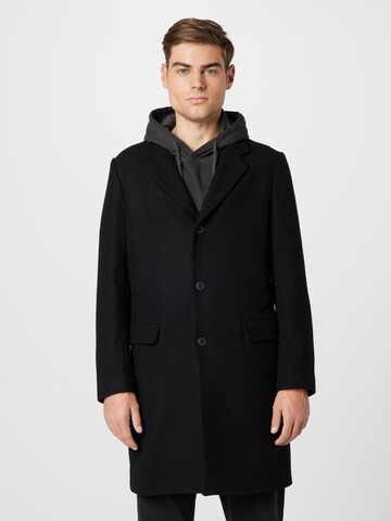 UNITED COLORS OF BENETTON Between-Seasons Coat in Black: front