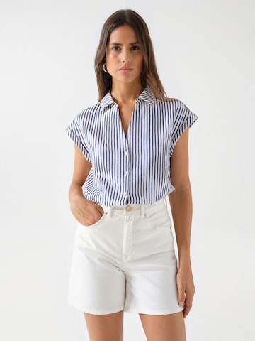 Salsa Jeans Blouse in Blue: front
