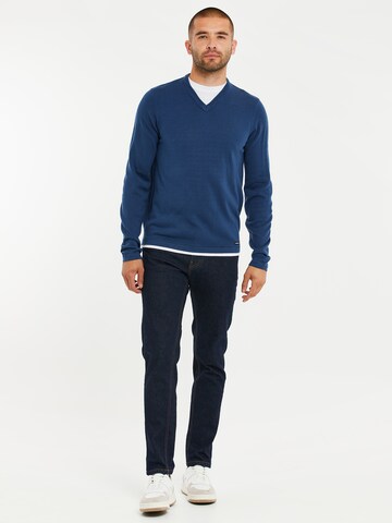 Threadbare Pullover in Blau