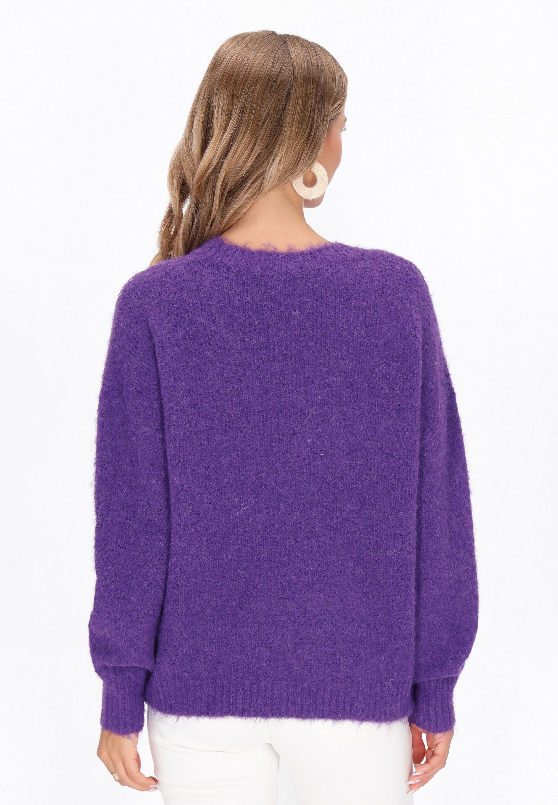 Gaya - Pullover em roxo