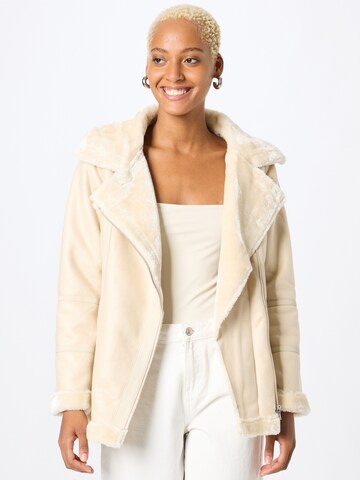 Dorothy Perkins Tussenjas in Beige: voorkant