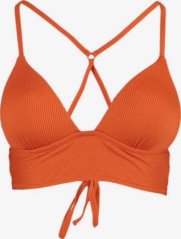 TrendyolTrokutasti Bikini gornji dio - narančasta boja: prednji dio
