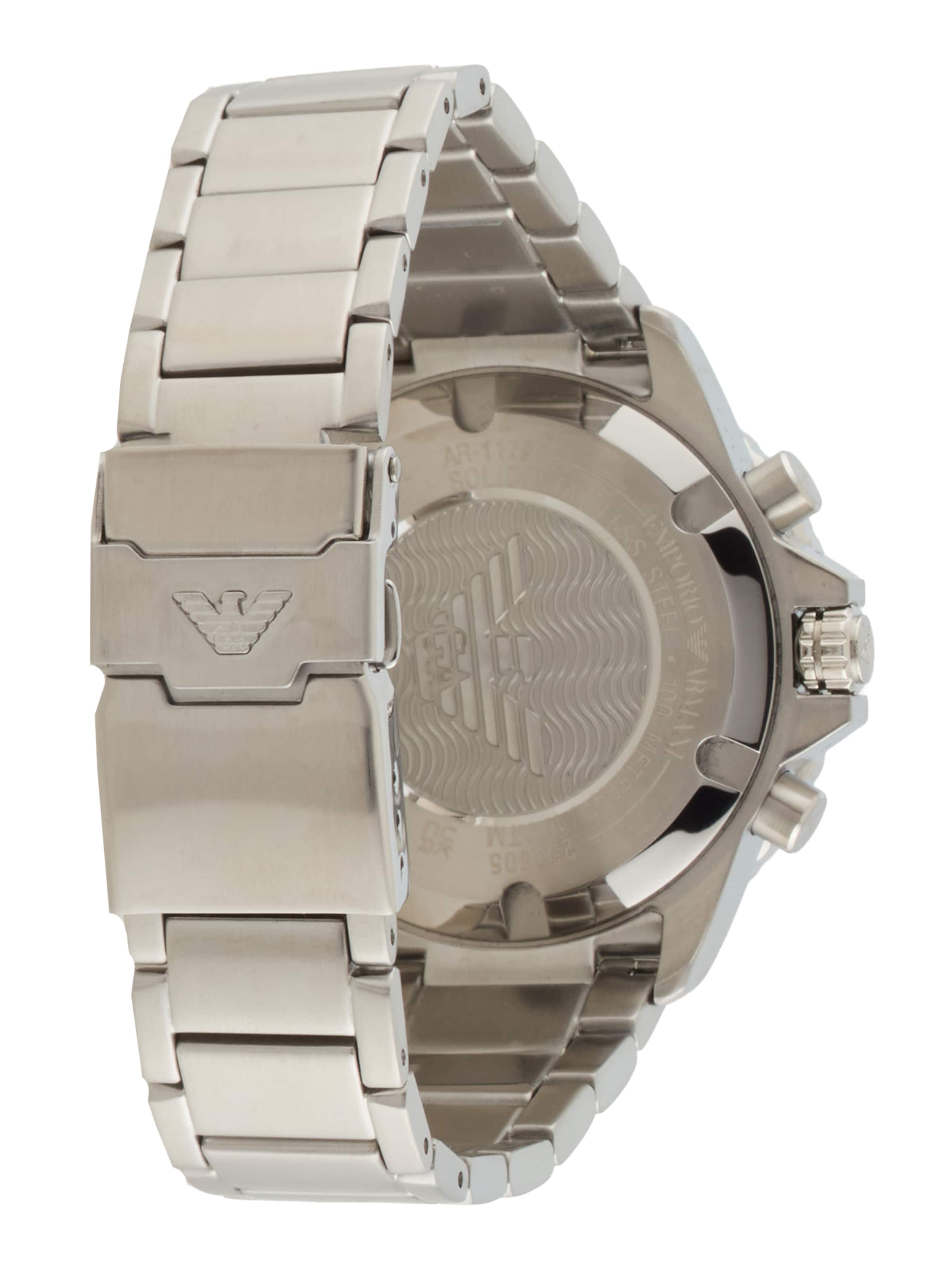Orologio analogico 'WORLD EXPLORER' di Emporio Armani in argento