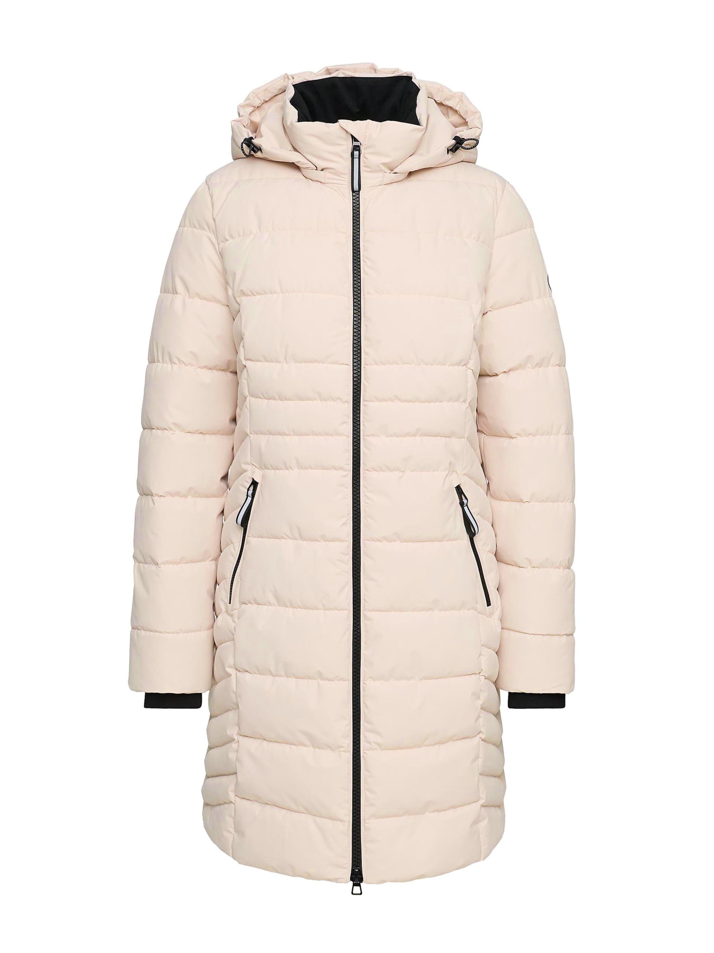 MANISA Winter Coat 'Regenmantel' in Beige: front