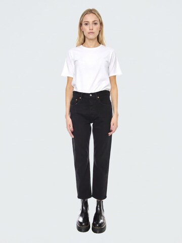 LEVI'S ® Luźne Jeansy 'Womens 501 Crop Black Heart Denim Jeans' w kolorze czarny