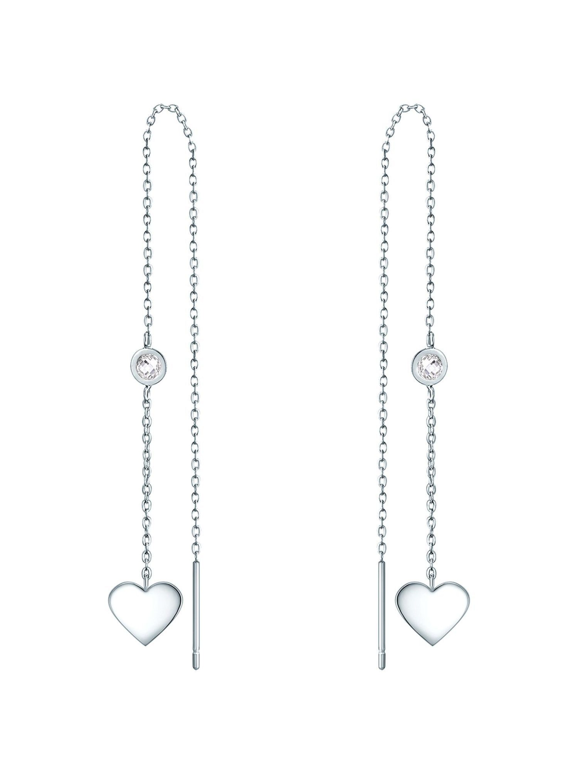 Orecchini di Eastside in argento: frontale