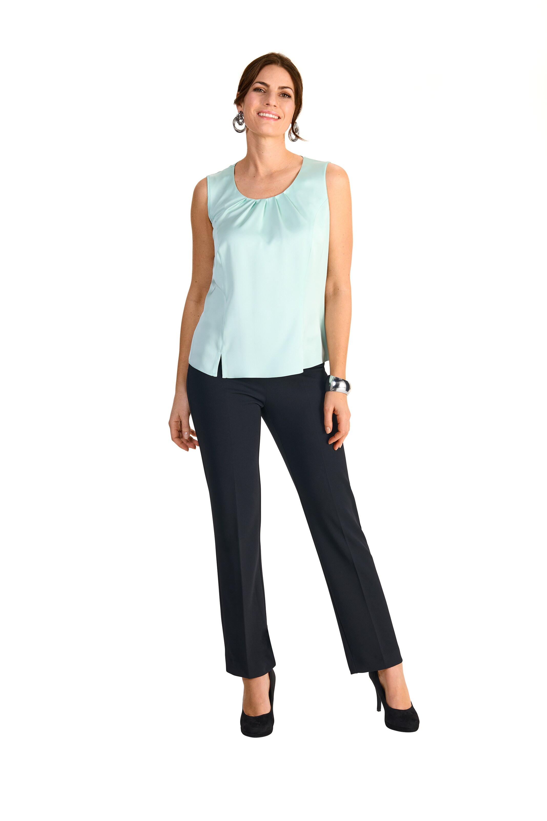 Select By Hermann Lange Top in Blau