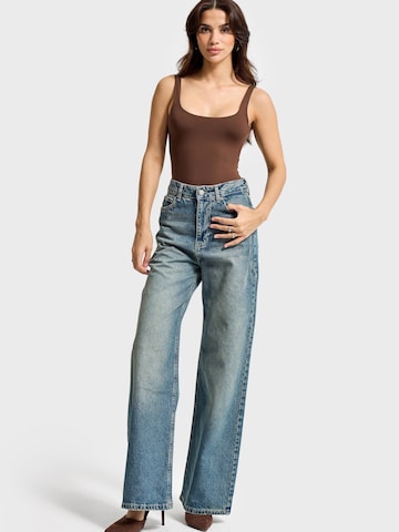 IT'S BASIC Wide leg Jeans 'Olea Wide High Rise Jeans' in Blue