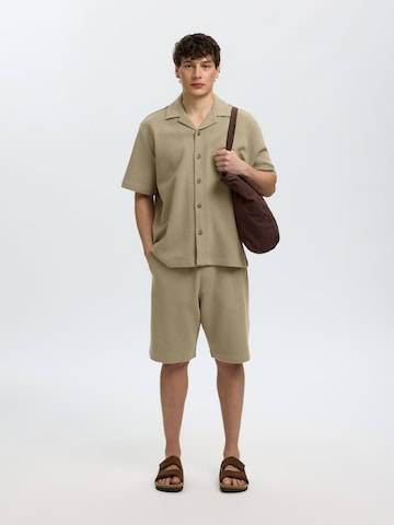 Fit confort Chemise SELECTED en vert