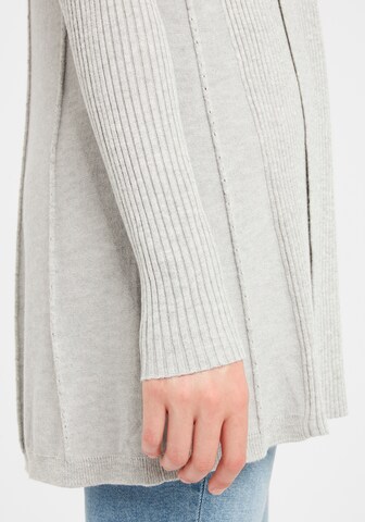 Fransa Knit Cardigan in Grey